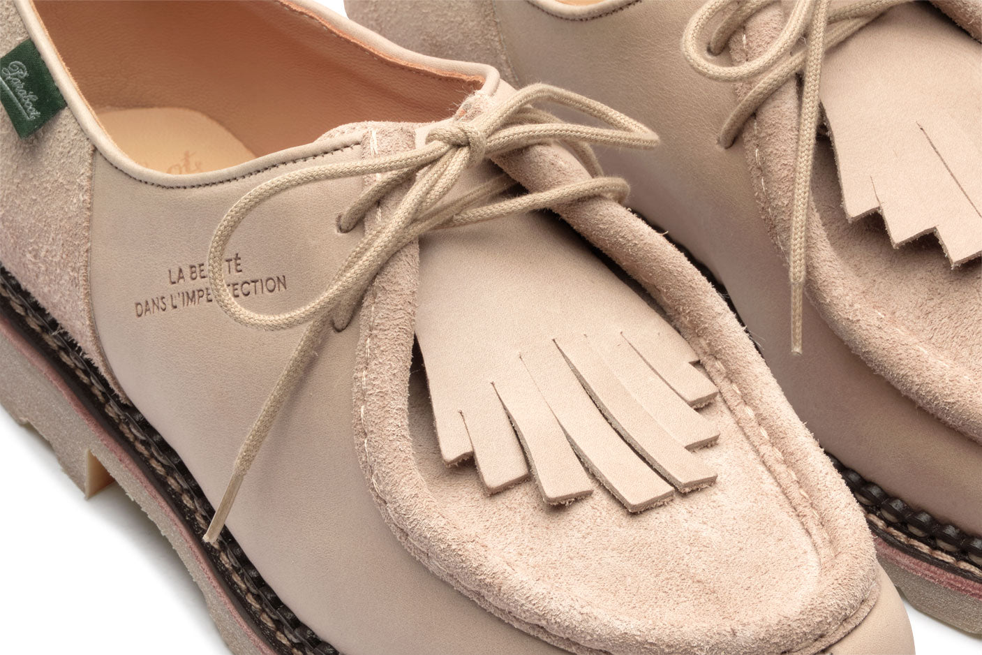 Universal Works x Paraboot - UW Michael Marche Miel Lis Vel Sand