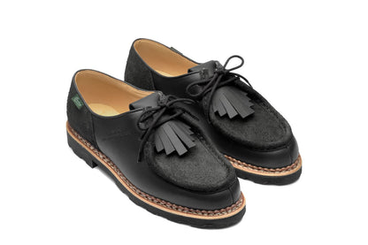 Universal Works x Paraboot UW Michael Marche Noire Lis Vel Noir