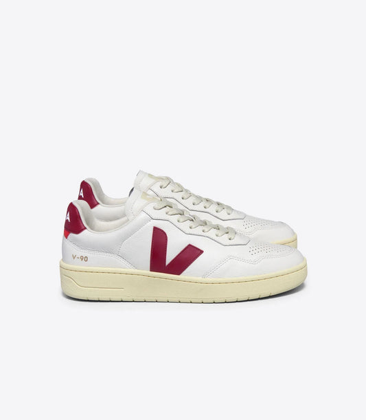 V-90 LEATHER White Marsala - Uptown 42