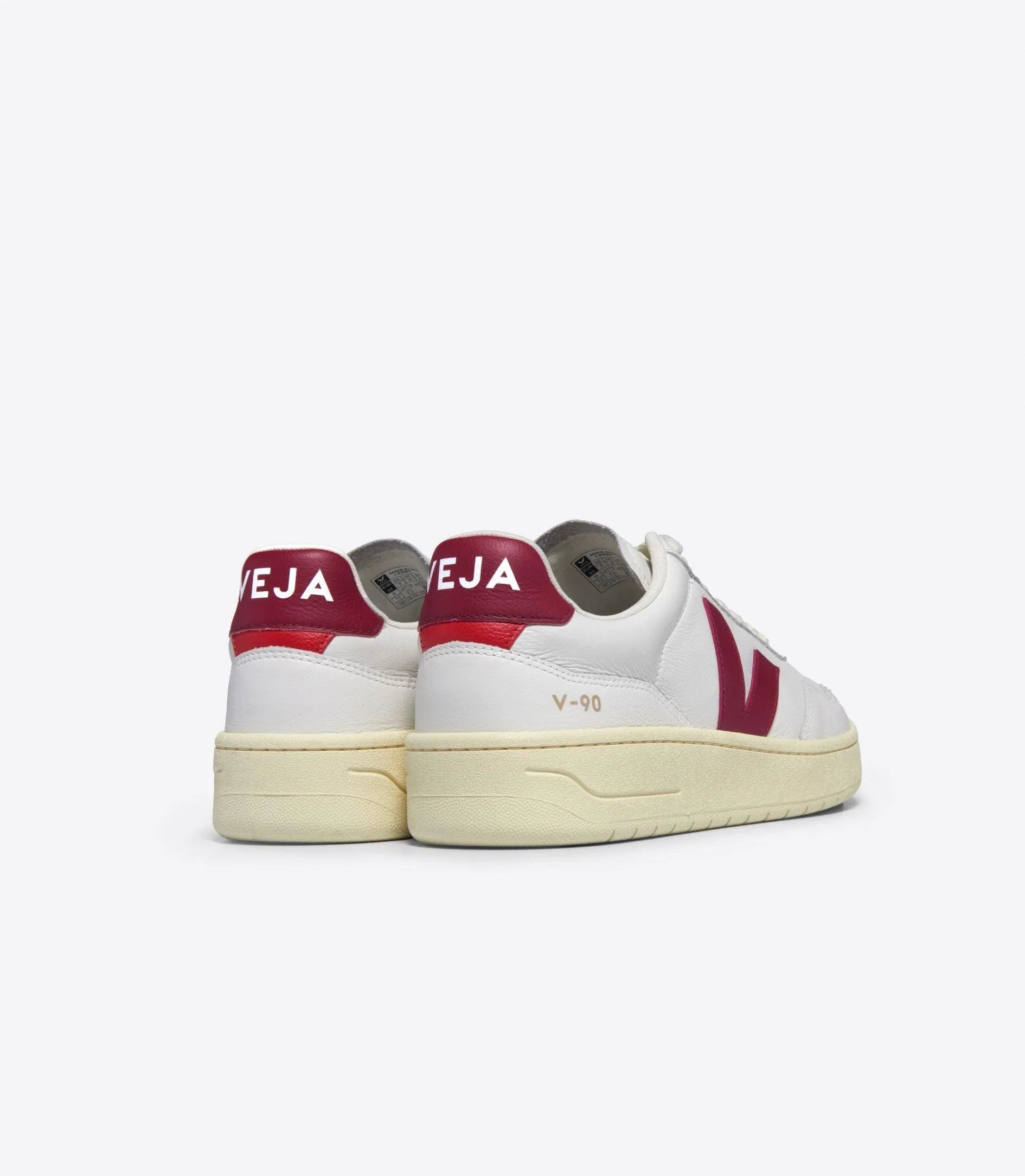 V-90 LEATHER White Marsala - Uptown 42