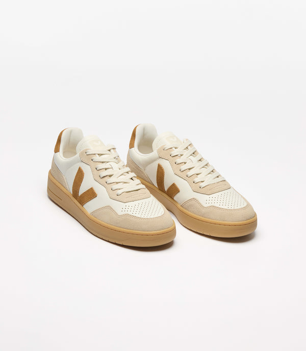 VEJA V-90 LEATHER PURE CAMEL ALMOND NATURAL