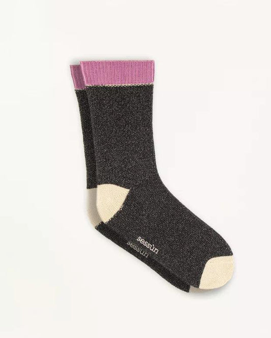 VOYAGEUR CHAUSSETTES Black Graffit