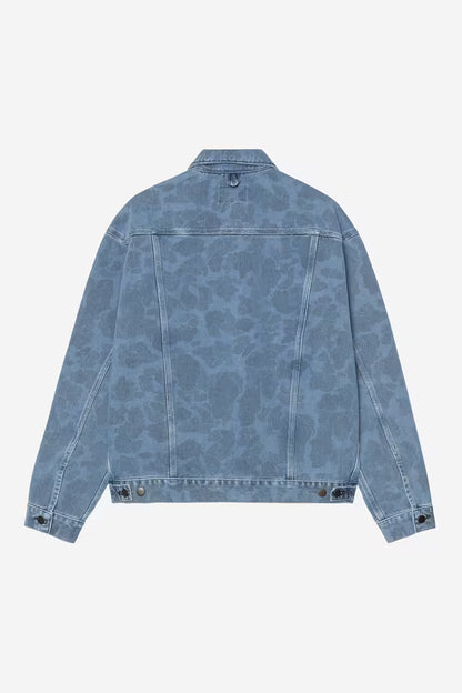 Veste Carhartt Wip DUCK HELSTON JACKET Blue Bleached