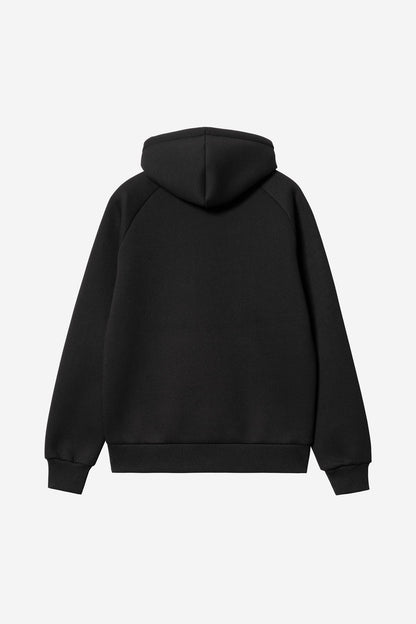 Veste Carhartt Wip CAR LUX HOODED JACKET Black Grey