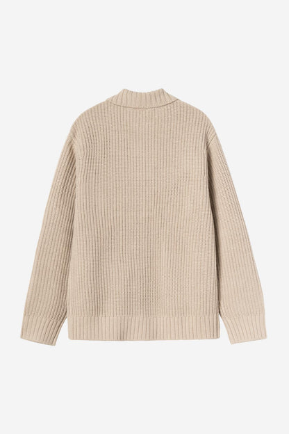 Veste Carhartt Wip CHORE KNIT JACKET Fleur de Sel