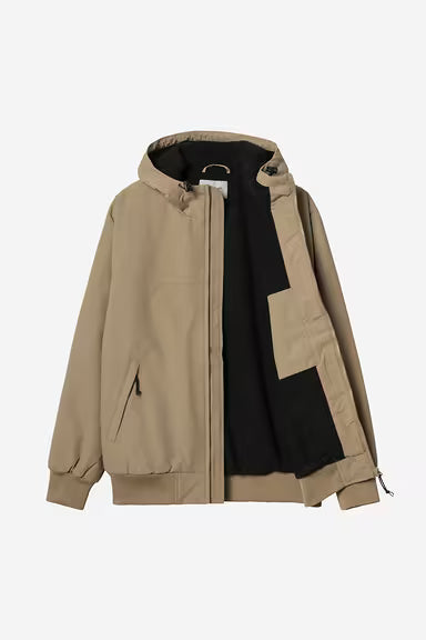 Veste Carhartt Wip HOODED SAIL JACKET Leather Black