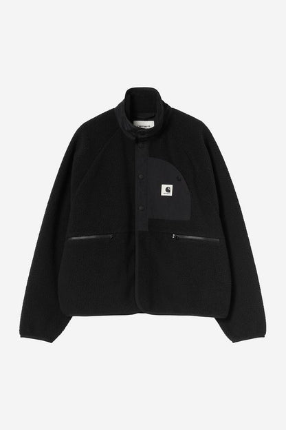 Veste Carhartt Wip W FLYNN FLEECE JACKET Black