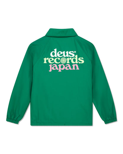Veste Deus Ex Machina STRATA COACH JACKET Green