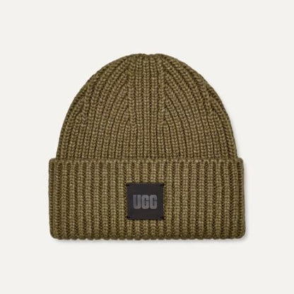 W CHUNKY RIB BEANIE Burnt Olive