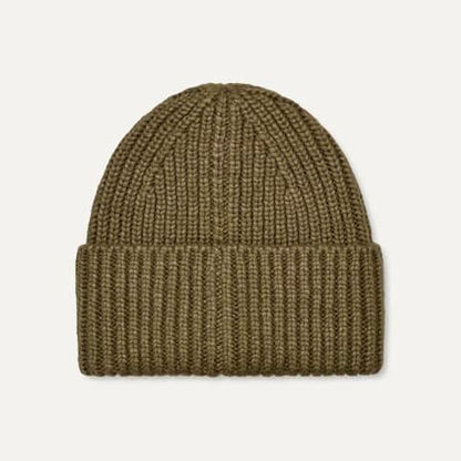 W CHUNKY RIB BEANIE Burnt Olive