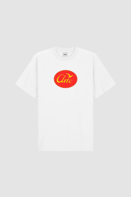 BIG BIRD LOGO S/S TEE White