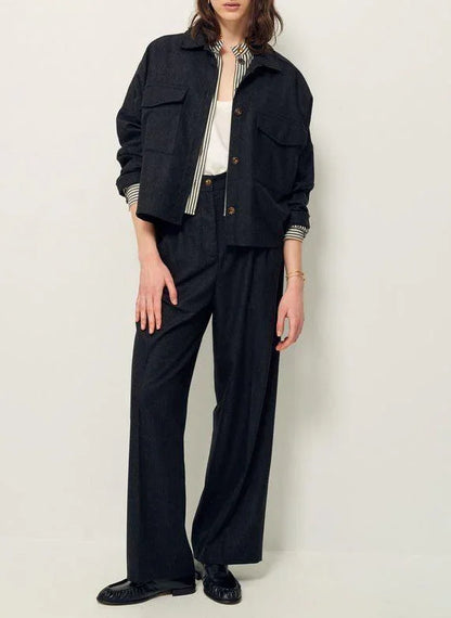 WILTONIA CHEMISE AMPLE StoneBlack