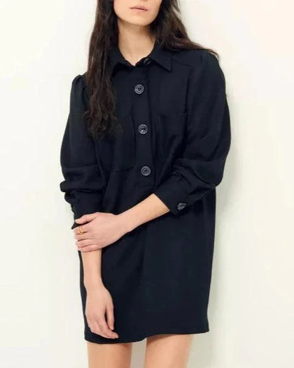 SWINGING ROBE COURTE Black - Uptown 42