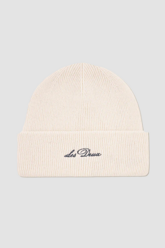 Wayne Embroidered Beanie Yvory