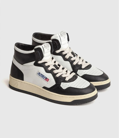MEDALIST MID Cuir Blanc et Noir - Uptown 42