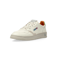MEDALIST LOW Cuir Grain Vert et Gris clair - Uptown 42