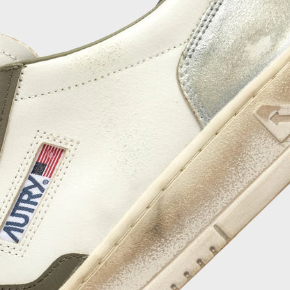 Autry Super Vintage Low White Green Silver