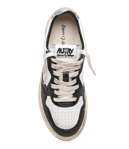 SUP VINT LOW Blanc Noir et Argent - Uptown 42