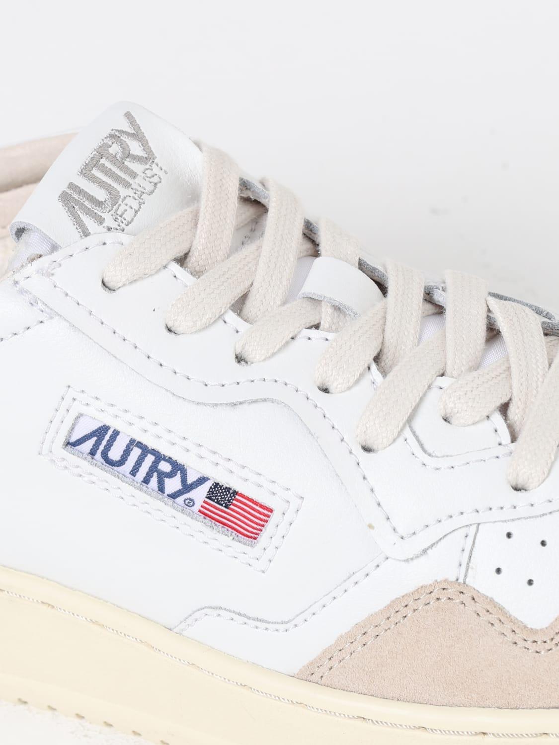 MEDALIST LOW Cuir et Suede Blanc et Bleu - Uptown 42