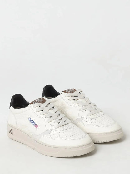 MEDALIST LOW Cuir Grain Noir et Marron - Uptown 42