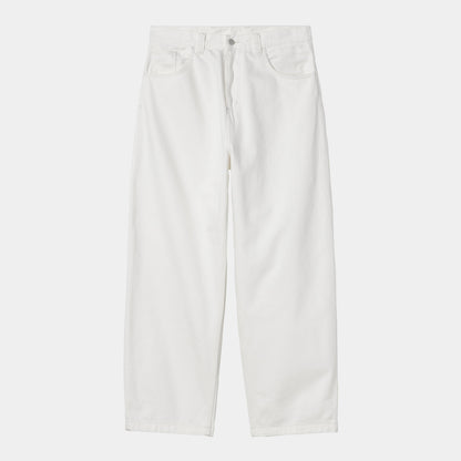 Jean Carhartt Wip BRANDON DENIM PANT White Rinsed