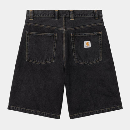 Short Carhartt Wip BRANDON DENIM SHORT Black Stone Washed