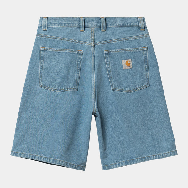 Short Carhartt Wip BRANDON DENIM SHORT Blue Stone Bleached — Carhartt wip
