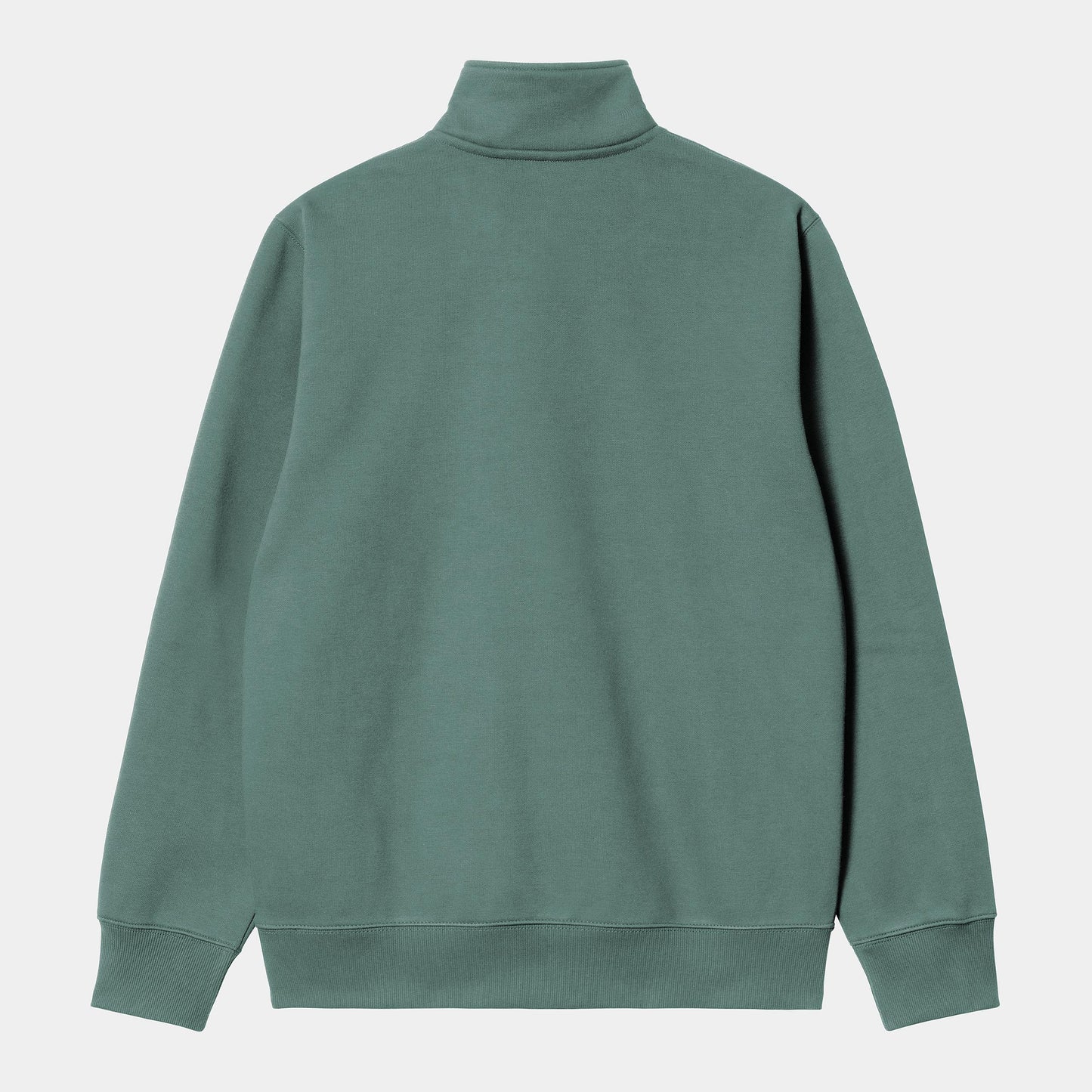 CHASE NECK ZIP SWEAT Silver Pine