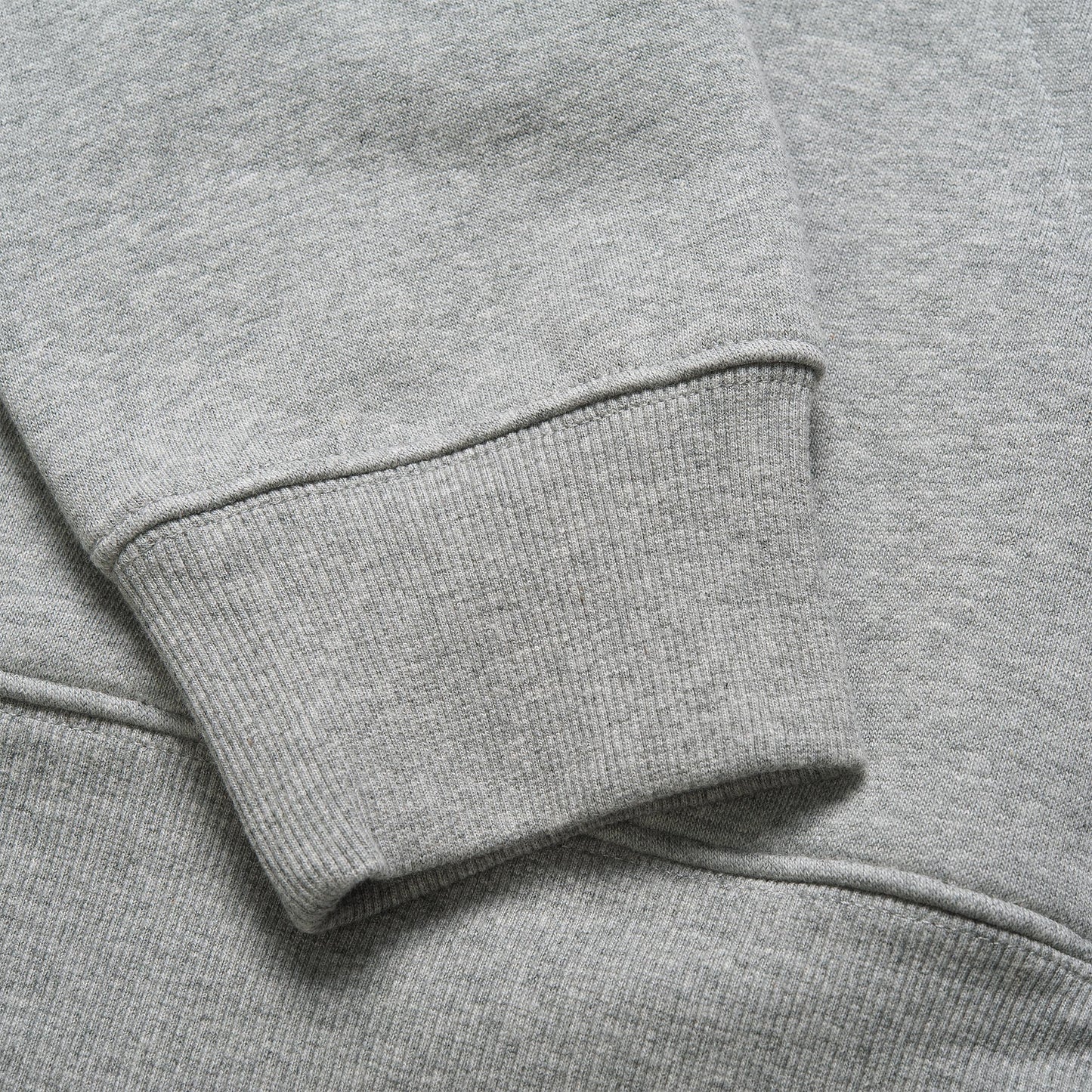 CHASE NECK ZIP SWEAT Grey Heather
