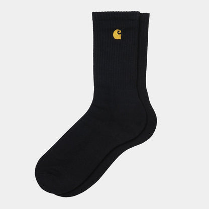 Chausette Carhartt Wip CHASE SOCKS Black Gold