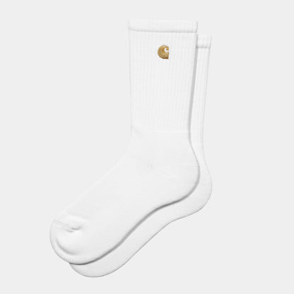 Chausette Carhartt Wip CHASE SOCKS White Gold