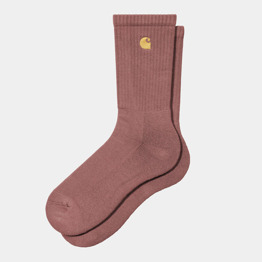 Chausette Carhartt Wip CHASE SOCKS Dusky Pink