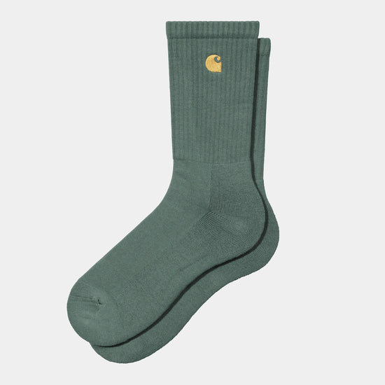 Chausette Carhartt Wip CHASE SOCKS Silver Pine — Carhartt WIP