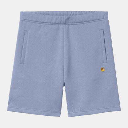 Short Carhartt Wip CHASE SWEAT SHORT Blue Gold