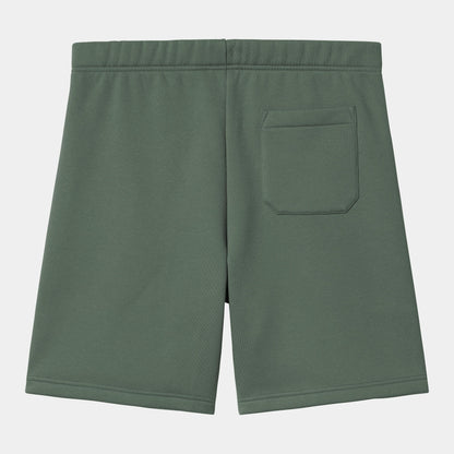 Short Carhartt Wip CHASE SWEAT SHORT Duck Green Gold
