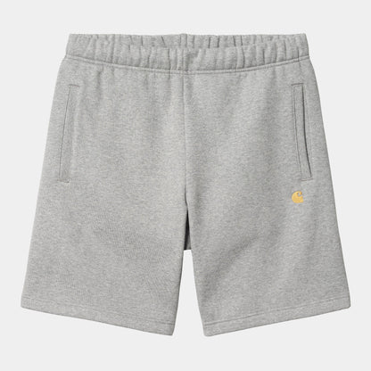 Short Carhartt Wip CHASE SWEAT SHORT Grey Heather Gold