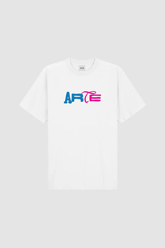 DUO PRINT LOGO S/S TEE White