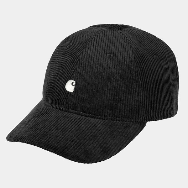 Casquette Carhartt Wip HARLEM CAP CORDUROY Black — Carhartt wip