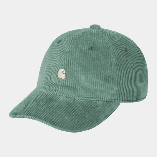 Casquette Carhartt Wip HARLEM CAP CORDUROY Silver Pine