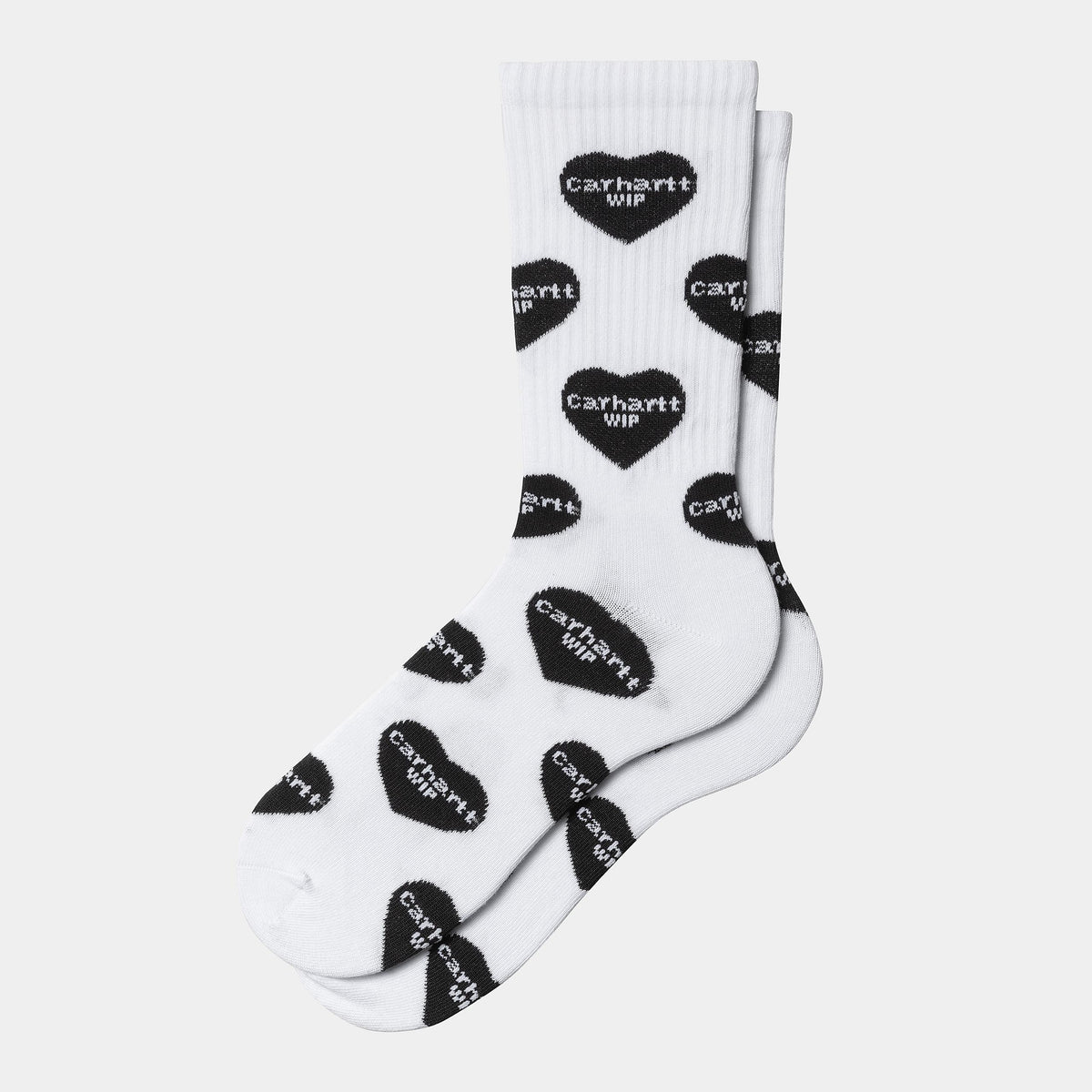Chausette Carhartt Wip HEART LOGO SOCKS White