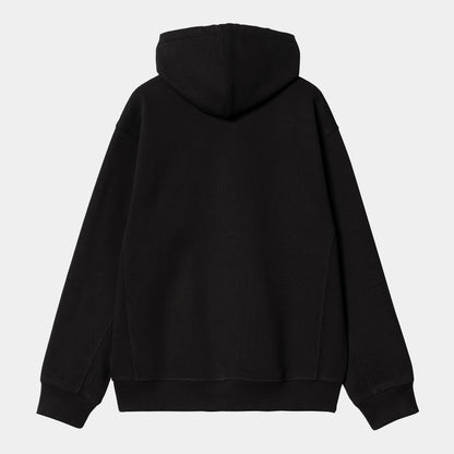 Pull Carhartt Wip HOODED AMERICAN SCRIPT JACKET BLACK