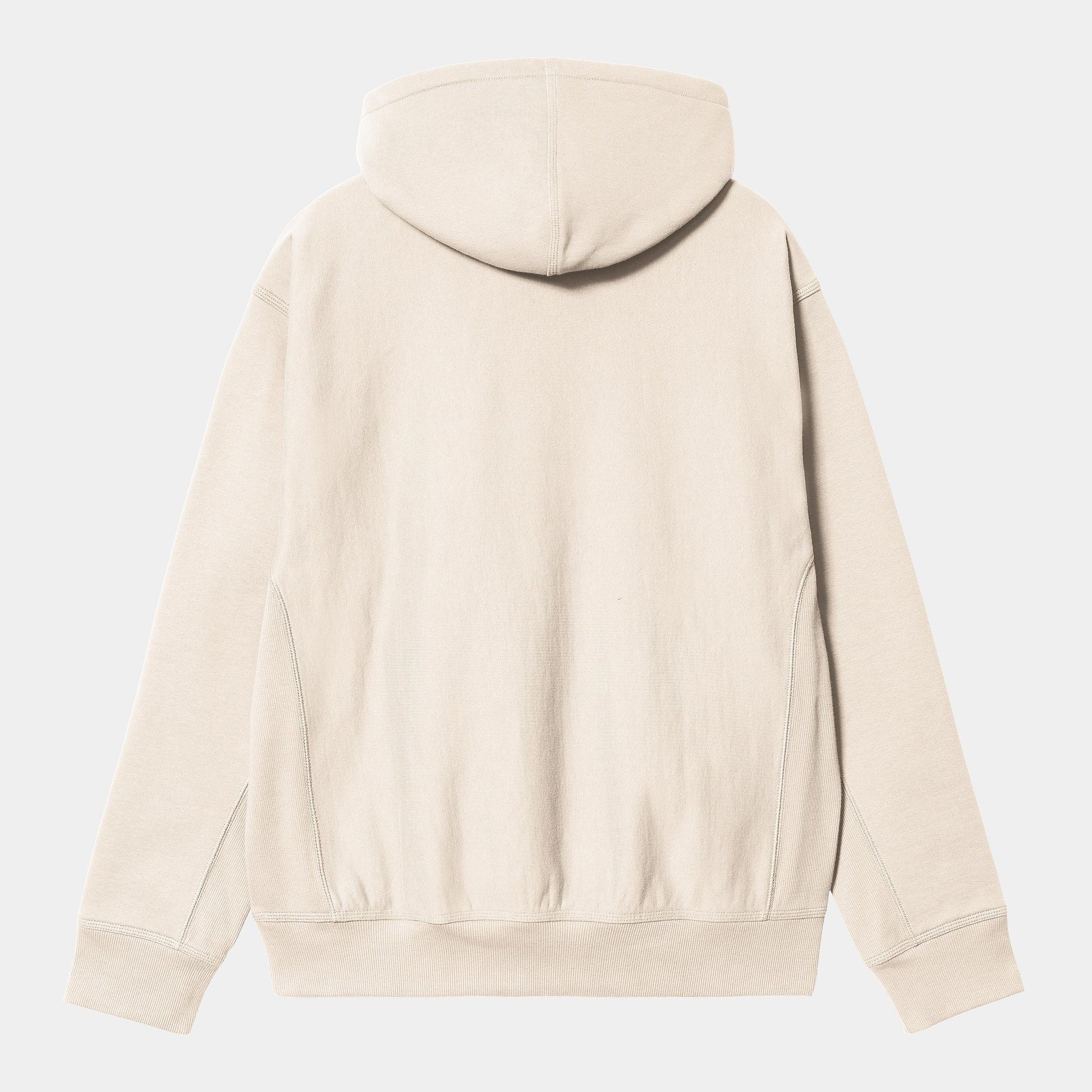 HOODED AMERICAN SCRIPT JACKET Moonbeam - Uptown 42