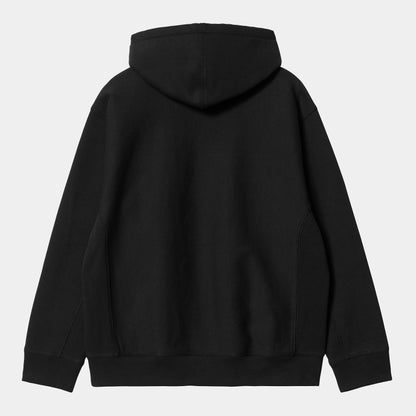 Pull Carhartt Wip HOODED AMERICAN SCRIPT SWEAT BLACK