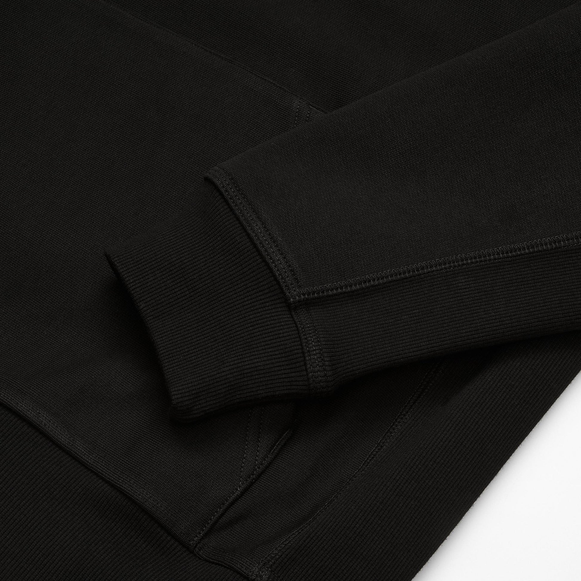 HOODED AMERICAN SCRIPT SWEAT BLACK - Uptown 42