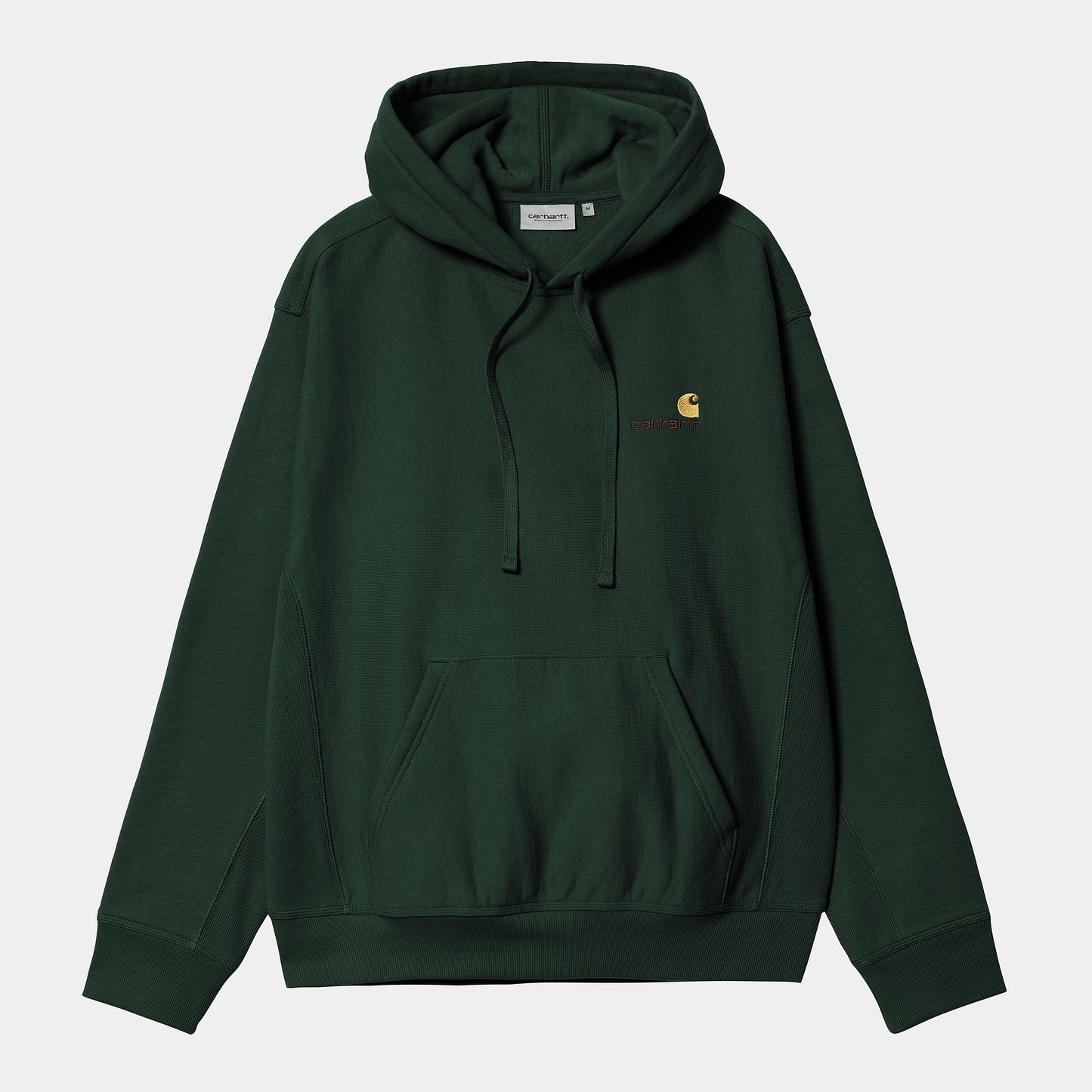 HOODED AMERICAN SCRIPT SWEAT Conifer