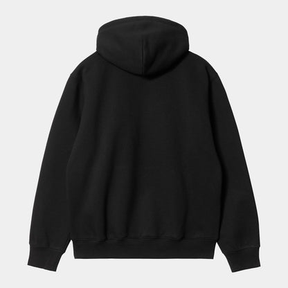 Pull Carhartt Wip HOODED CARHARTT SWEAT Black White