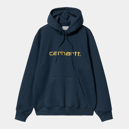 Pull Carhartt Wip HOODED CARHARTT SWEAT Ink Yellow
