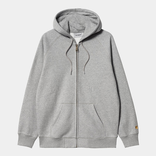 HOODED CHASE JACKET Grey Heather