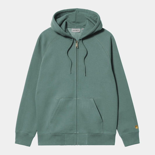 HOODED CHASE JACKET Silver Pine