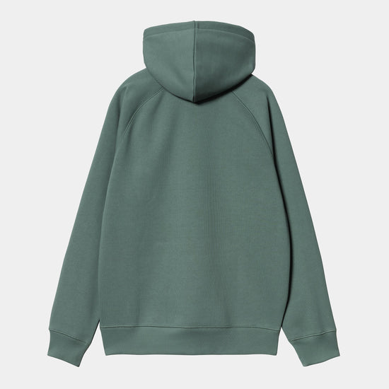 Pull Carhartt Wip HOODED CHASE SWEAT Silver Pine